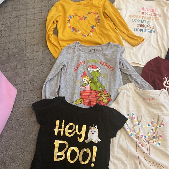 Size 4T Lot of 9 holiday tops/dresses - Picture 2 of 4